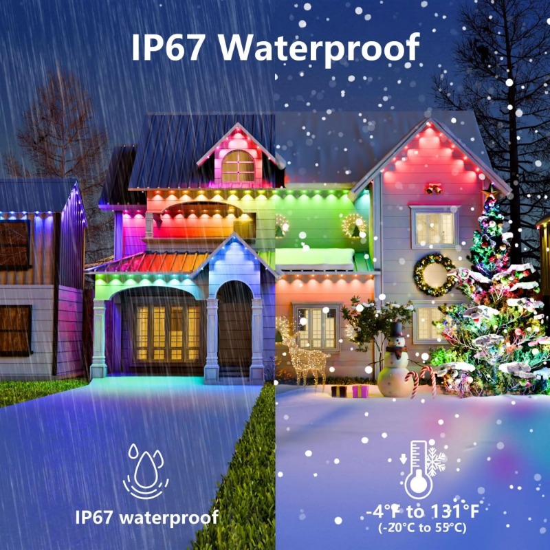 150FT 90LED Smart RGBIC Perman - Smart Home Yellow 评论和价格