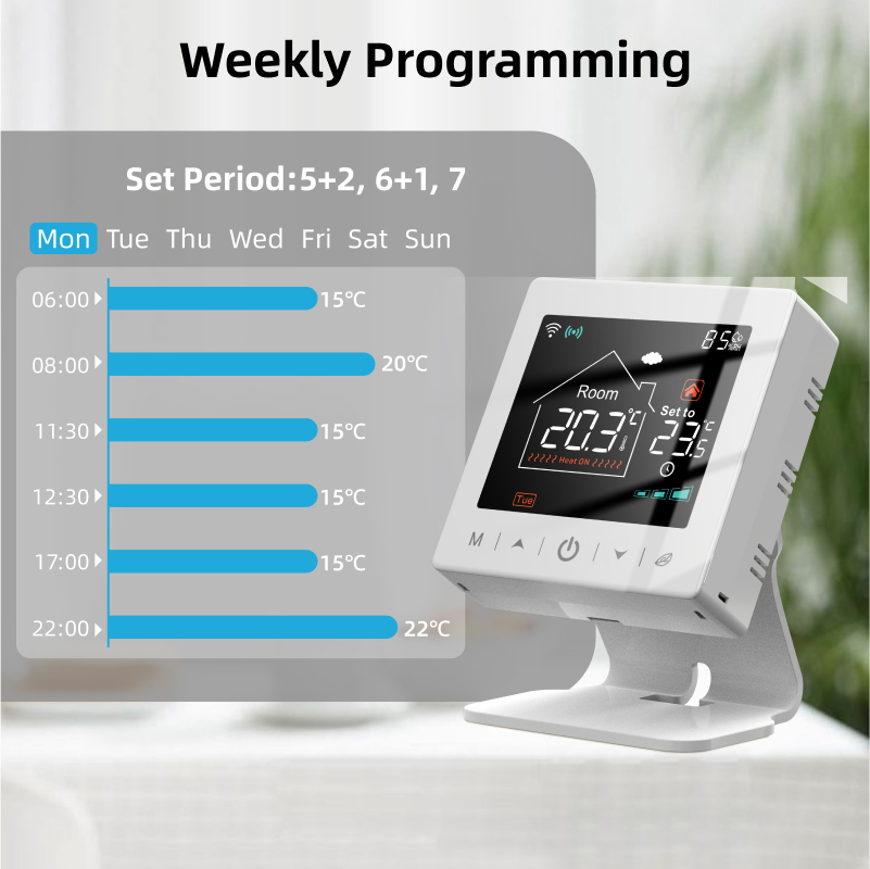 Smart home Wifi thermostat tuy - Universal Remote Smart Home 评论和价格