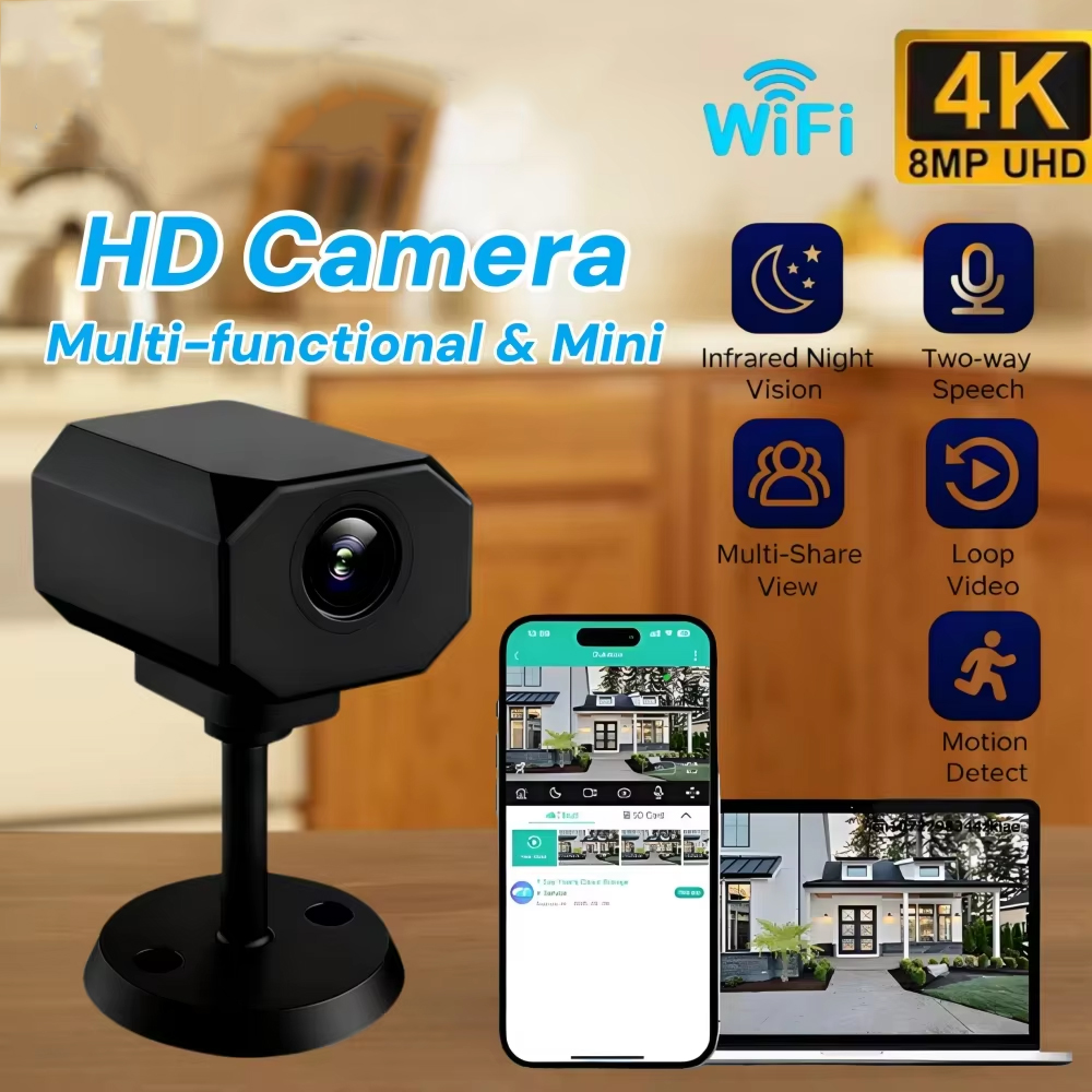 4K HD WiFi Security Camera for - Smart Home Video 评论和价格