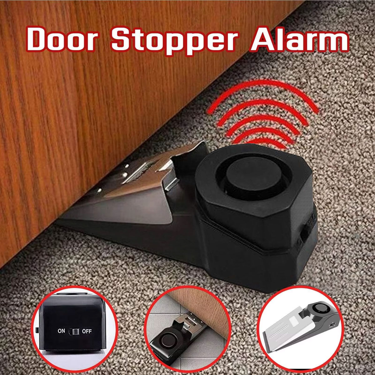 Wireless Door Stop Alarm Syste - Wireless Door Sensor 评论和价格