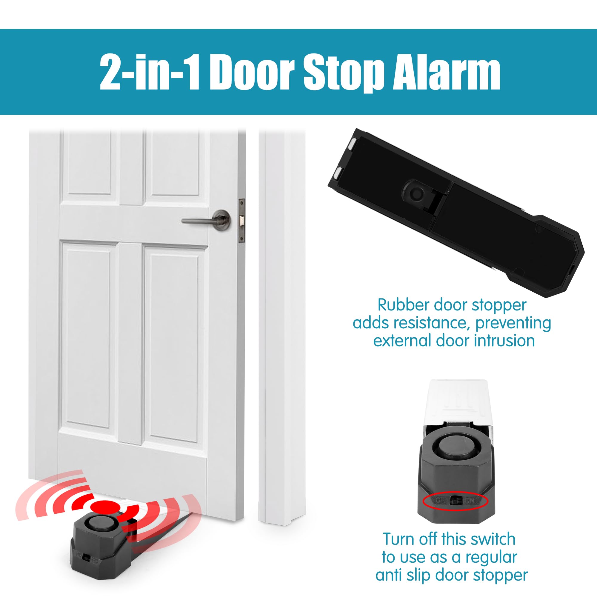 Wireless Door Stop Alarm Syste - Wireless Door Sensor 评论和价格