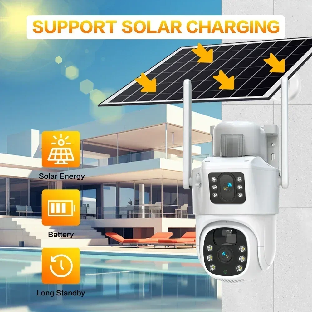 4K 8MP WIFi/4G Sim Card Solar  - Smart Home Camera Ezviz 评论和价格