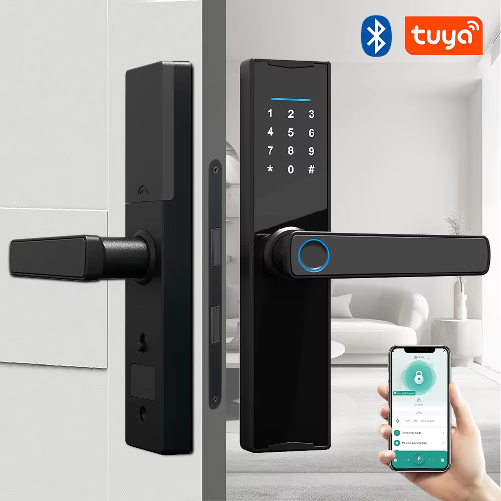 Bluetooth-compatible Tuya APP  - Smart Home Door Lock 评论和价格