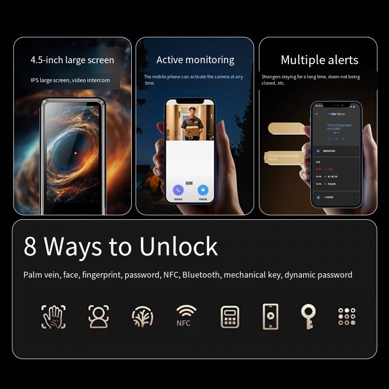 YN S11M Smart Home Digital Ele - Smart Home Door Lock 评论和价格