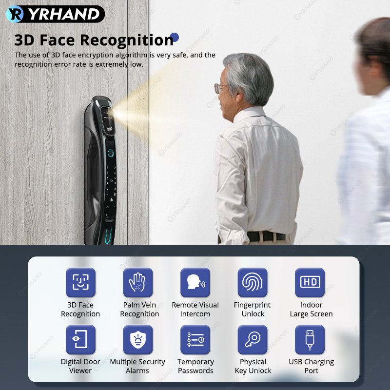 Smart Lock 3D Face Recognition - Smart Home Door Lock 评论和价格